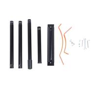 - Herbe Manuel 65 Acier manganèse, Lame Double Tranchant dentelée 35 cm, Manche INOX réglable Ergonomic - Efficace de Mauvaises Herbes, léger et Durable, Parfait pour (4 Sections)