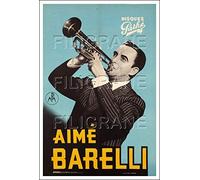 Herbé ™ Poster/Reproduction HQ 40x60cm d'une Affiche Vintage/Ancienne TROMPETTISTE Aimé BARELLI