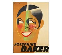 Herbé ™ Spectacle Joséphine Baker Rf019- Poster HQ 50x70cm d'une Affiche Vintage/Rétro