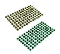 Herbe Statique Jaune 208 Pièces Herbe Statique 6 Mm Grass Tuft Miniatures Touffe D'herbe Statique Herbe Statique Modelisme Woodland Tuft pour Les Paysages Miniatures, De Thème De Table De Sable