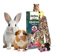 HERBEE cruncher pour rongeurs et lapins 115 g fruits des bois et chardon-Marie