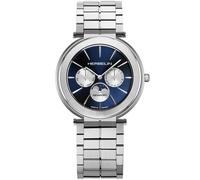 Herbelin Newport Slim Phase de Lune Acier 12722B25 - Unisex - 42 cm - Analogique - Quartz - Verre saphir