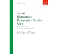 Herbert kinsey: elementary progressive studies for violin set ii