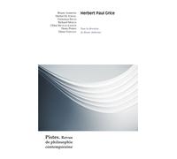 Herbert Paul Grice - Herbert Paul Grice - Vrin - broché - Revue
