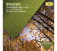 HERBERT VON/BP KARAJAN - SINFONIEN 2+4 CD NEUF BRAHMS,JOHANNES