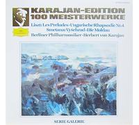 Herbert von Karajan & Berliner Philharmoniker - Karajan-Edition 100 Meisterwerke - Liszt: Les Preludes & Ungairsche Rhapsodie Nr. 4 / Smetana: Vysehrad & Die Moldau [Serie Galerie, inkl. Kunstdruck-Beilage] [Vinyl LP] [Schallplatte]