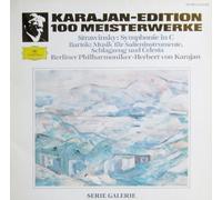 Herbert von Karajan & Berliner Philharmoniker - Karajan-Edition 100 Meisterwerke - Strawinsky: Symphonie in C / Bartok: Musik für Saiteninstrumente, Schlagzeug und Celesta [Serie Galerie, inkl. Kunstdruck-Beilage] [Vinyl LP] [Schallplatten]