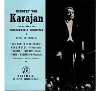 Herbert Von Karajan Conducting The Philharmonia Orchestra - Herbert Von Karajan Conducting The Philharmonia Orchestra - Opera Intermezzi - Columbia - SEL 1547