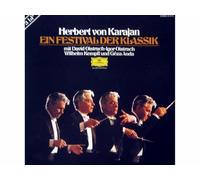 Herbert von Karajan. David Oistrach, Igor Oistrach, Wilhelm Kempff, Keza Anda - Berliner Philharmoniker - Ein Festival der Klassik (Club Edition) [Vinyl LP record] [Schallplatte]