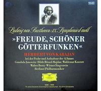 Herbert von Karajan - Ludwig van Beethoven 9 Symphonie d-moll op. 125 - Freude, Schöner Götterfunken [Vinyl LP record] [Schallplatte]