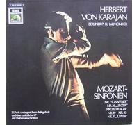 Herbert Von Karajan - Mozart: Sinfonien Nr. 35 "Haffner", Nr. 36 "Linzer", Nr. 38 "Prager", Nr. 39, Nr. 40, Nr. 41 "Jupiter" & Proben-Mitschnitte [Vinyl Schallplatte] [4 LP Box-Set]