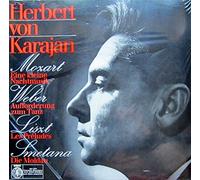 Herbert von karajan. Mozart Weber Liszt Smetana. Orbis. Vinyl LP.