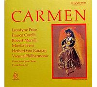 Herbert von Karajan & Wiener Philharmoniker / Leontyne Price / Franco Corelli / Robert Merrill / Mirella Freni u.a. - Bizet: Carmen (Gesamtaufnahme in französischer Sprache: Sofiensaal, Wien, November 1963) [Vinyl Schallplatte] [3 LP Box-Set]