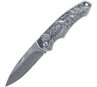 Herbertz CJH pocket knife, Wolf, silver