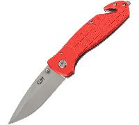 Herbertz CJH rescue knife, light metal/red
