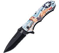 Herbertz CJH rescue knife, Pin Up airplane