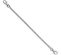 Herbertz Mixte - Adulte, Chaînes Couteaux Longueur 40.0cm 271140 - Chaîne à maillons solides avec 2 mousquetons, Gris, M