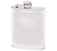 Herbertz Sac de Bouteille Homme Acier Inoxydable Flasque, Argent, 177 ML