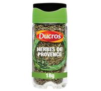 Herbes de Provence - Un mélange de cinq herbes aromatiques pour relever vos plats avec authenticité provençale - Pot en verre 18g opercule fraîcheur - Lot de 4