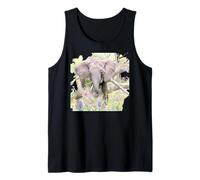 Herbes d'éléphant d'Afrique délicieuses avec Serengeti : Tanzanie Wildlife Design Débardeur