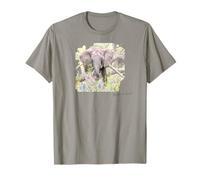 Herbes d'éléphant d'Afrique délicieuses avec Serengeti : Tanzanie Wildlife Design T-Shirt