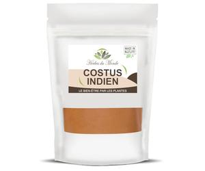Herbes du Monde - Costus Indien 100g en poudre - 100% pur et naturel utilisé dans plusieurs médecines traditionnelles pour ses bienfaits sur le corps et l’esprit.