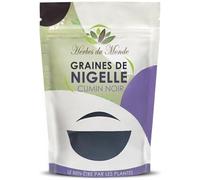 Herbes du Monde - Graine de Nigelle - Cumin noir - Nigella Sativa - Multiples bienfaits pour l'organisme - Naturelle et Authentique de haute qualité - 1 sachet de 200g