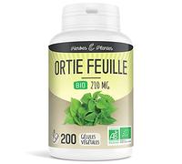 Herbes Et Plantes Ortie Bio Feuille Gélule Végétale 210 Mg, 200 Unités
