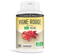Herbes Et Plantes Vigne Rouge Bio 200 Comprimés 400 mg