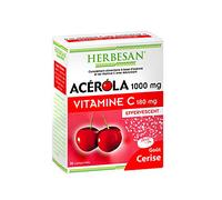Herbesan Acérola 1000 Gout Cerise 30 Comprimés à Croquer