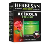 HERBESAN Complément alimentaire Acérola Premium Vitamine C 500 - 30 comprimés à croquer