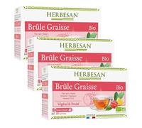 Herbesan Bio Infusion Brûle Graisse Lot de 3 x 20 sachets
