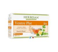 Herbesan Bio Infusion Ventre Plat Saveur Citron n°10 - 20 sachets