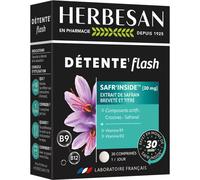 Herbesan Détente Flash Sraf'inside - Safran - 30 Comprimés