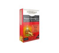 HERBESAN®-Panax Ginseng Meyer, Gelée Royale, Vitamine C, Acérola- Booster toniques, défenses immunitaires- 20 ampoules de 10ml