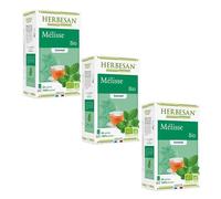 Herbesan Infusion Mélisse Bio 20 sachets Lot de 3