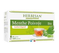 Herbesan Infusion Menthe Poivrée Bio 20 sachets