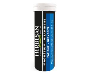 Herbesan Magnésium vitamine B6 fatigue et nervosité Comprimé(S) À Croquer 15 pc(s)