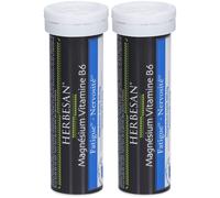 Herbesan Magnésium vitamine B6 fatigue et nervosité Comprimé(S) À Croquer 2x15 pc(s)