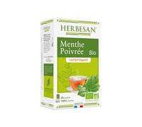 HERBESAN®-MENTHE POIVRÉE FRANCAISE BIO - INFUSION BIO - CONFORT DIGESTIF - Sans plastique- 100% plante - 20 sachets en papier