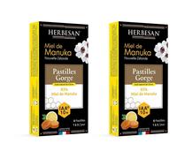 Herbesan Pastilles Gorge Miel de Manuka IAA 10+ - Goût Citron Pastille(S) 2x8 pc(s)