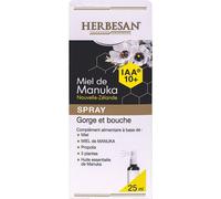 Herbesan Spray Gorge au Miel de Manuka Iaa10+ 25ml