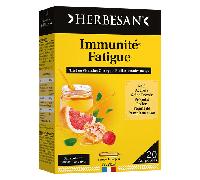 HERBESAN®- COMPLEXE VITALITÉ - Défenses immunitaire - Miel, Gelée Royale, Acérola, Pollen, Pamplemousse, Propolis - 20 ampoules de 10 ml
