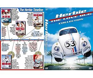 Herbie DVD Complete Films Collection (5 Discs) Box Set: All 5 Movies: The Love Bug / Herbie Rides Again / Herbie Goes to Monte Carlo / Herbie Goes to Bananas / Herbie Fully Loaded + Extras by Helen Hayes