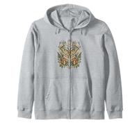 Herbier Botanique Nature Graphique Sweat à Capuche