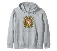 Herbier Botanique Nature Graphique Sweat à Capuche