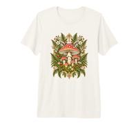 Herbier Botanique Nature Graphique T-Shirt Haut de Gamme
