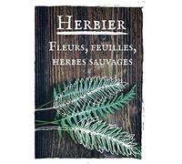 Herbier Fleurs, feuilles, herbes sauvages: Carnet de recueil à compléter | Pour collectes en nature et passionnés de botanique | Sommaire inclu | 157 pages pré-remplies