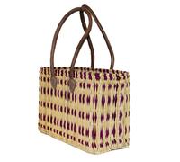 Herbiers Sac Moyen Long Poignée Cabas / Panier pour Courses en Osier