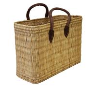 Herbiers Sac Moyen Type Court Poignée Cabas / Panier pour Courses en Osier